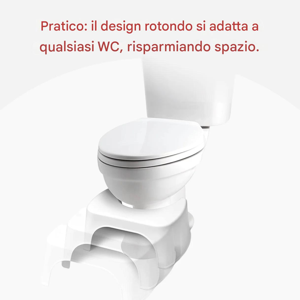 Sgabello da bagno in plastica riciclata